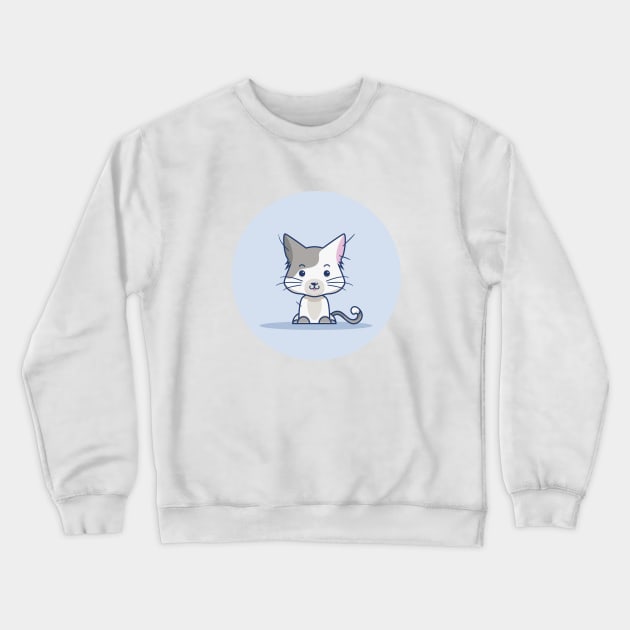 Cute little kitty Crewneck Sweatshirt by geep44